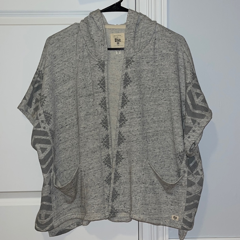 Billabong Girls Hooded Poncho Cover Up